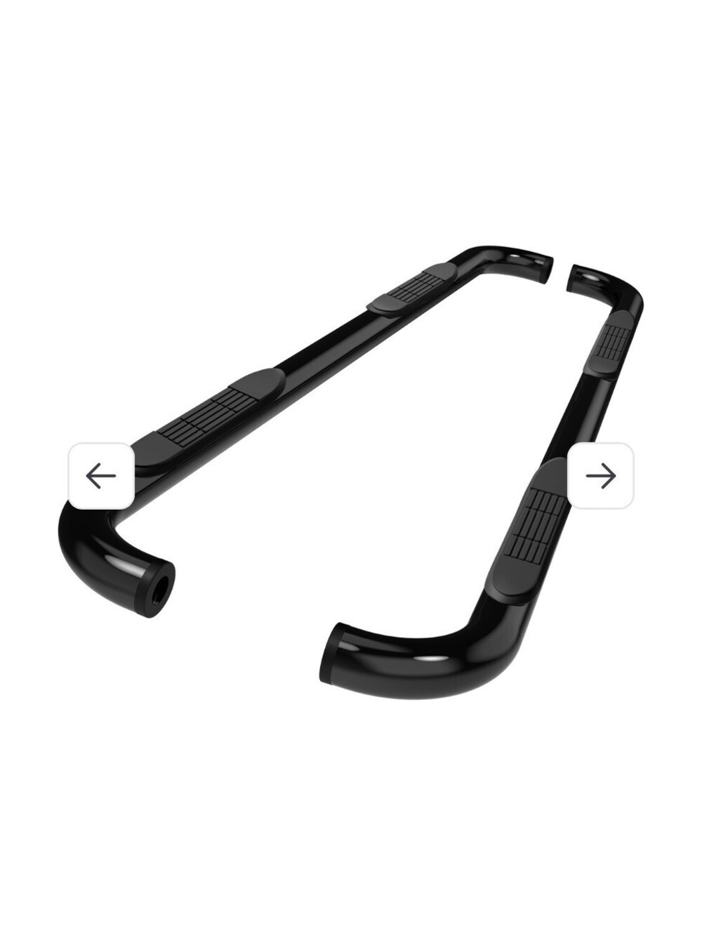 TAC 3" Black Nerf Bars for 05-11 Dodge Dakota Quad Cab (2 Pcs)